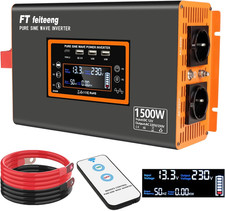 1500W/3000W Inverter 12V 220V Onda Pura, Inverter Auto 12V 220V Onda Pura Con Di