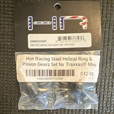 Hot Racing Stahl Stirnring & Ritzel Zahnradsatz 39T/10T Traxxas Mini Maxx 1:16