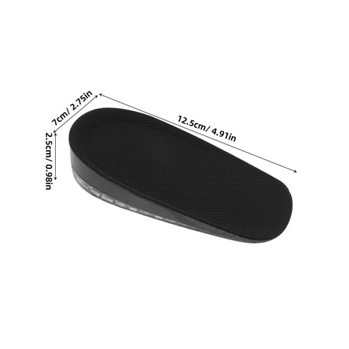 1 Paar Fersenlifts für Männer: Silikon Gel unsichtbare Höhenbooster Einlegesohlen - Bild 8 von 12