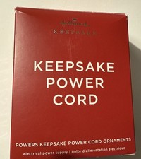 Hallmark KEEPSAKE POWER CORD for 7 Ornaments Power Supply Adapter 2017-2025