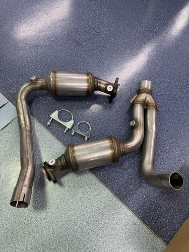 2PCS For Dodge Dakota 3.7L 4.7L Y Pipe Catalytic Converters 2004 05 06-2010 15H - Picture 18 of 19