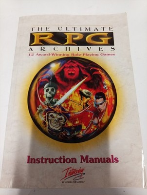 The Ultimate RPG Archives 12 Award Winning Role Playing Games Manual BOOK ONLY