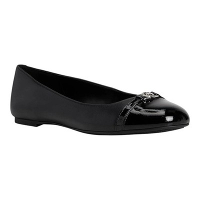 Michael Kors Women's Mandy Bit Logo Ballet Flats Black Size 8