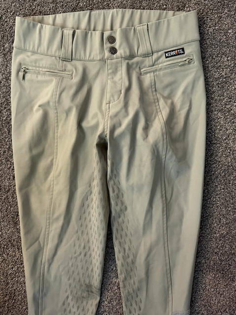 Kerrits Affinity Breeches Small Tan/Sand Riding Pants Worn 1 Time