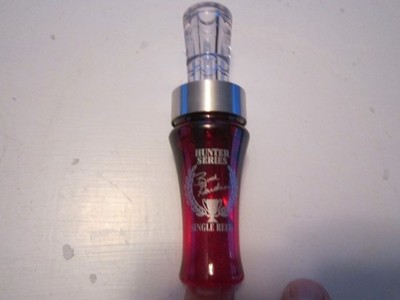 Vintage BUCK GARDNER Red & Clear Hunter Series 4 1/2'' banded S R Duck call EUC