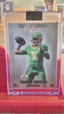 2026 Wildcard Matte Metal Dante Moore Rookie /8 Oregon Ducks QB
