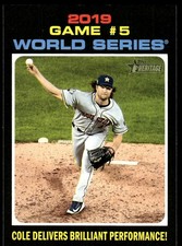 Cole Delivers Brilliant Performance! 2020 Topps Heritage #331