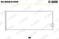 Pleuellager Glyco 01 4148 4 STD FÜR Ford Mazda Morgan
