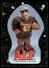 Alf 1988 TV Show Topps Sticker Card 21 NM