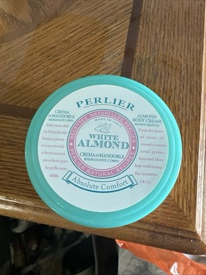 Perlier WHITE ALMOND Moisturizing Body Butter Cream 6.7 oz ~ SEALED