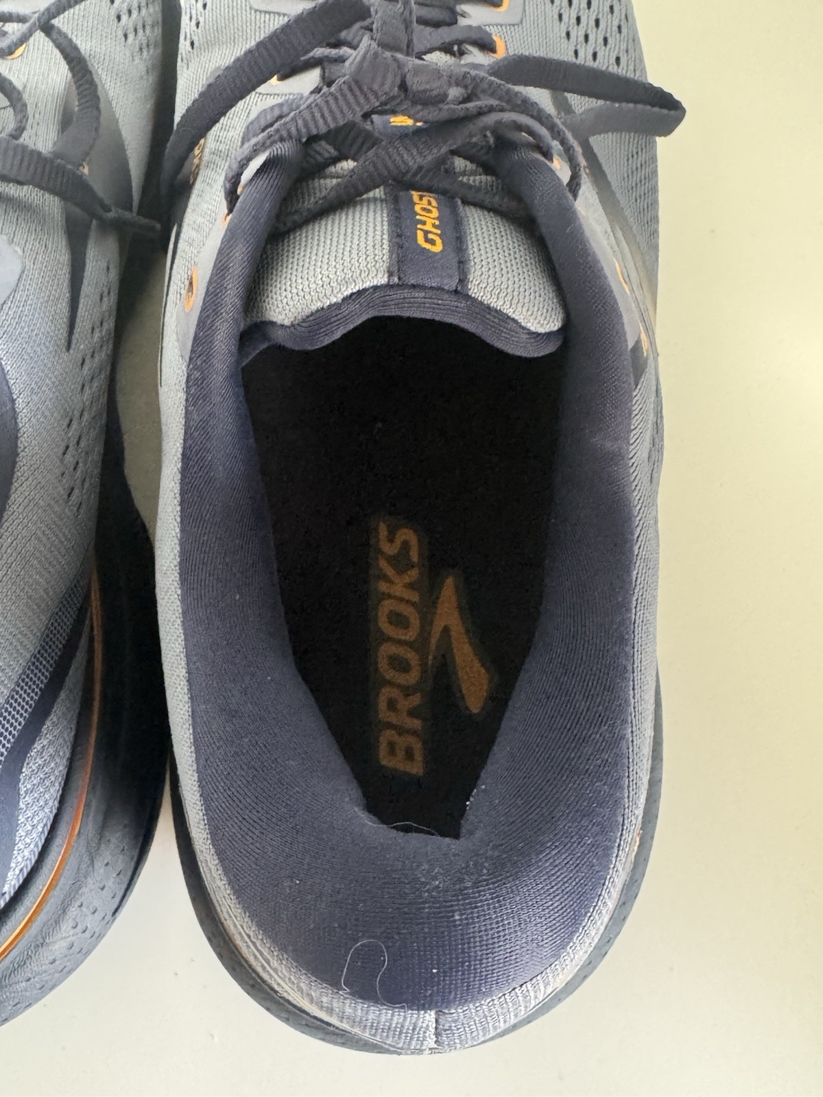 Brooks Ghost 15 Running Shoes Mens 11.5 Flintstone Oak Athletic 1103932E025 thumbnail 5