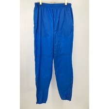 Nike Vintage Blue Nylon Ankle Zip Windbreaker Joggers Womens L