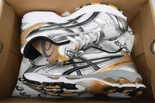 "White Pure Gold" 1201A019-102 Asics Gel Kayano 14 Men's Size Sneaker