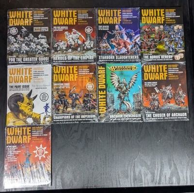 Games Workshop: White Dwarf Weekly Lot - 2015 (Issues 90-98) ALL SEALED Expt 93