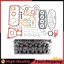 Fit Yanmar Excavator Parts 4TNV98 4TNV98T Engine Cylinder Head & Gasket Kit New