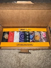 BIC Special Edition Bohemian Series Lighters 8 Pack New Sealed