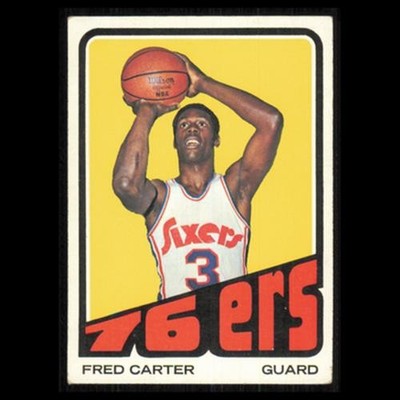 Fred Carter #29 1972 Topps Philadelphia 76ers Basketball Card NBA NM