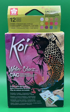 Sakura Koi Water Colors Creative Art Pocket Field Sketch Box - 12 Color Set NEW