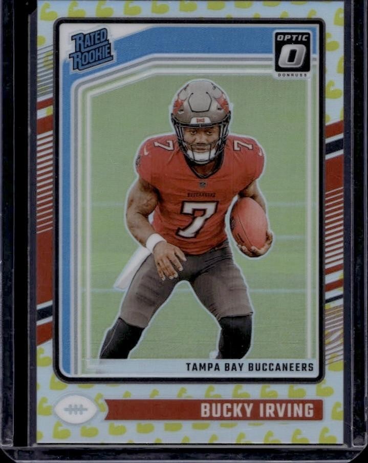 2024 Donruss Optic #216 Bucky Irving Flex #/149