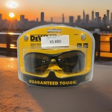 DEWALT-Radius Protective Safety Glasses, Black Frame, Mirror Lens - DPG51-6C