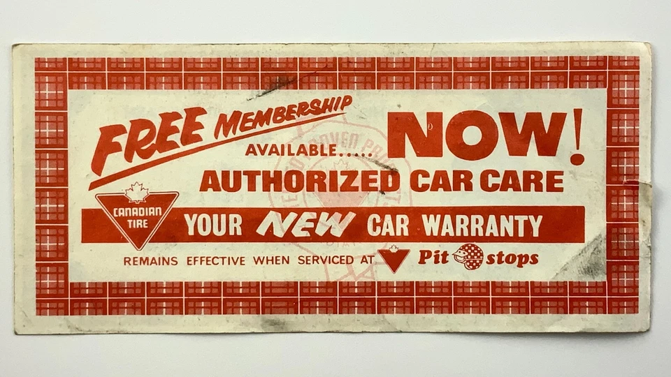 Canadian Tire Banknote 10+10 20 Cents Pit Stop Free Membership Large Seal CC316 - Image 4 of 4