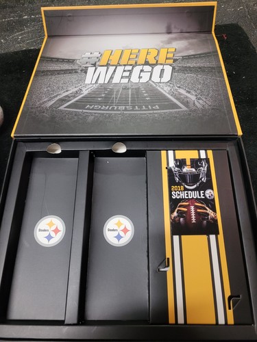 3pc lot Pittsburgh Steelers collectible season ticket holder boxes/tin 2018/19 - Picture 4 of 9