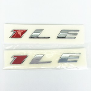 Aimoll 1LE Emblème de rechange côté arrière pour Camaro 1LE Porte authentique 2 pièces chromées