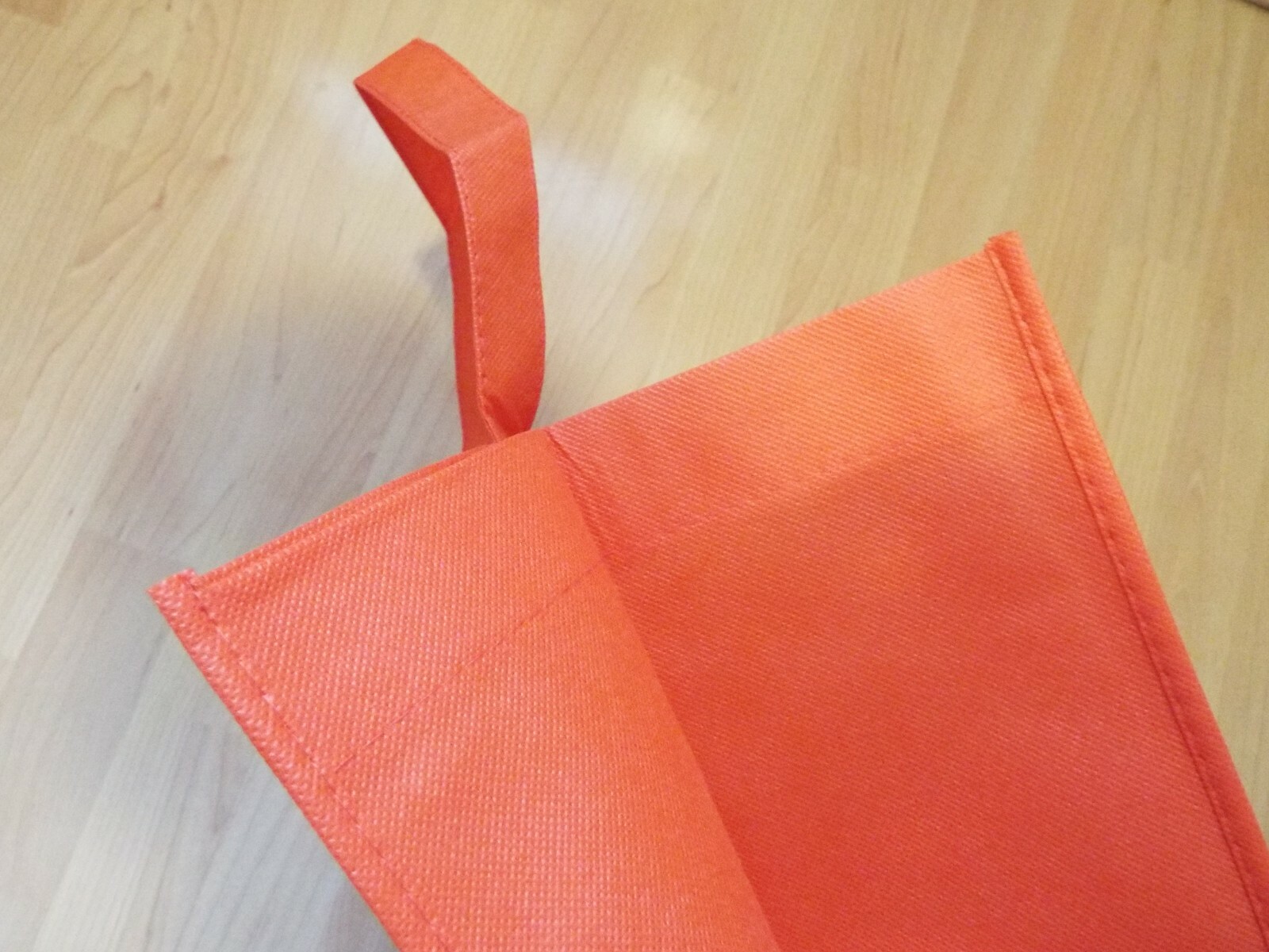 New Le Creuset Orange Shopping Bag Large Reusable Shopping Bag 15x13x9 inches image 3