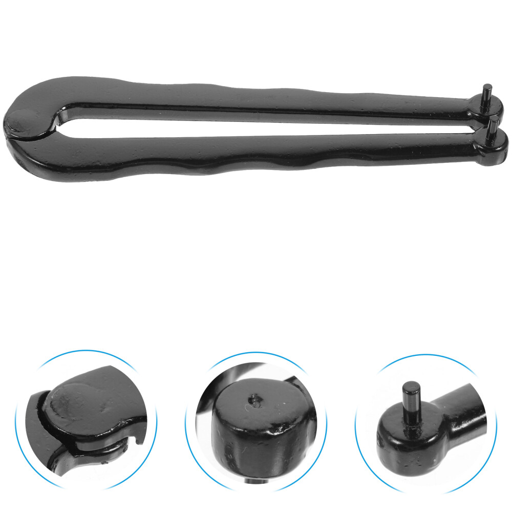3-Piece Adjustable Face Spanner Wrench Set – Pin Pliers, Black Steel, Metric 3mm/4mm/5mm