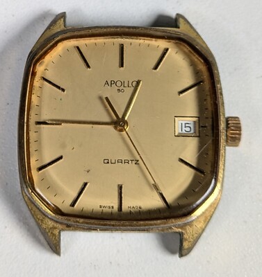 Damenarmbanduhr, Apollo 50, Quartz, Schweiz, 1960-70er. #BA541