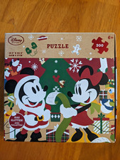 DISNEY STORE MICKEY  MINNIE CHRISTMAS LIST 500 PC PUZZLE PERFECT COMPLETE 6 
