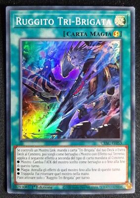 RUGGITO TRI-BRIGATA Super Rare auf Italienisch Tri-Brigade Roar CYAC-IT053 YUGIOH