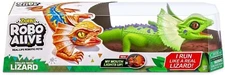 Robo Alive Frilled Neck Lizard Robotic Pet Figure [Green, Damaged Package]