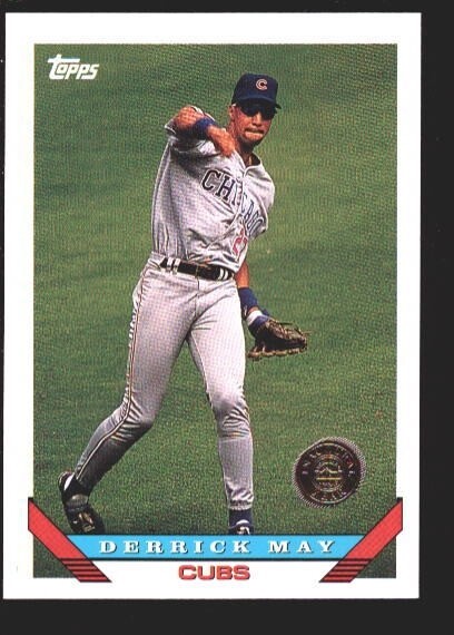 DERRICK MAY 1993 TOPPS INAUGURAL ROCKIES #391