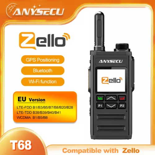 ANYSECU T68 Android 5.1 4G Network Radio Zello Real PTT With WIFI GPS POC Radio - Picture 3 of 8