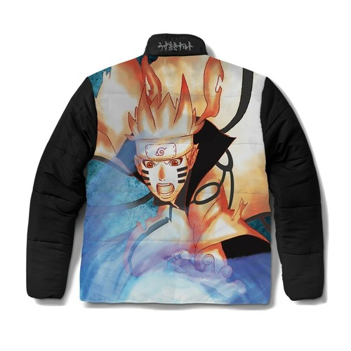 Primitive x Naruto Puffer Jacket (Black 