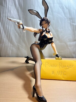 Lagoon Revy B-style Black/Purple 35CM Bunny Anime Girls Action Figures
