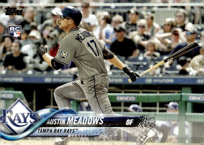 2018 Topps Update #US34 Austin Meadows RC Tampa Bay Rays