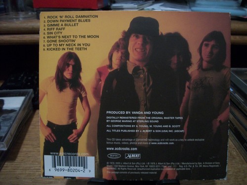 ACDC Powerage CD 2003 Remaster w/booklet - Imagen 2 de 2
