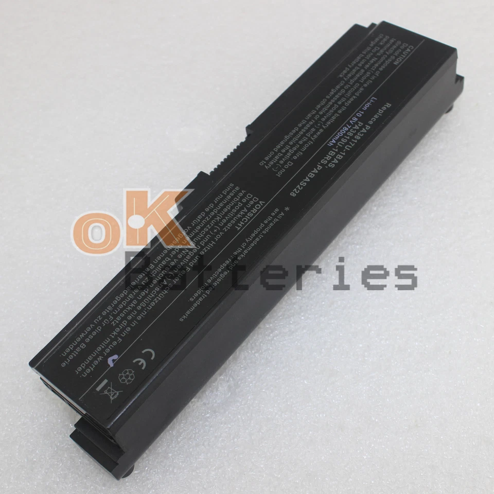 NUEVA batería para portátil 7800 mAh para Toshiba C650 C655 C650D C655D C660 PA3634U-1BAS Foto 2 de 4