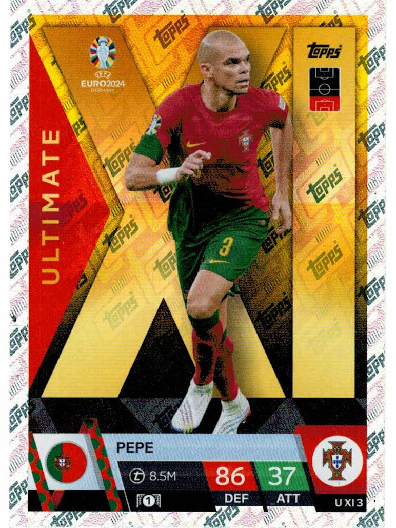 Topps Match Attax Euro 2024 Germany Card UXI3 Pepe Ultimate