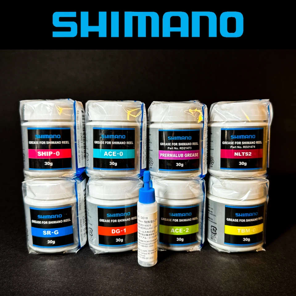Shimano Reel Grease & Oil – Genuine Fishing Reel Lubricant Maintenance