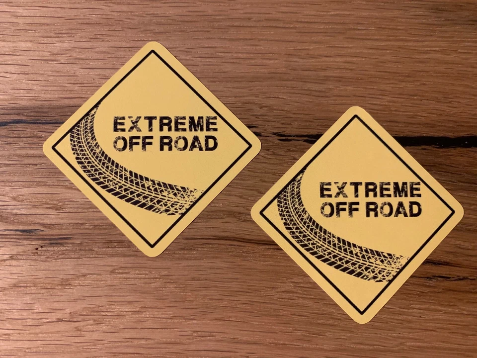 2x Offroad Aufkleber Tuning Sticker Auto SUV 4x4 Allrad Defender Wrangler #569