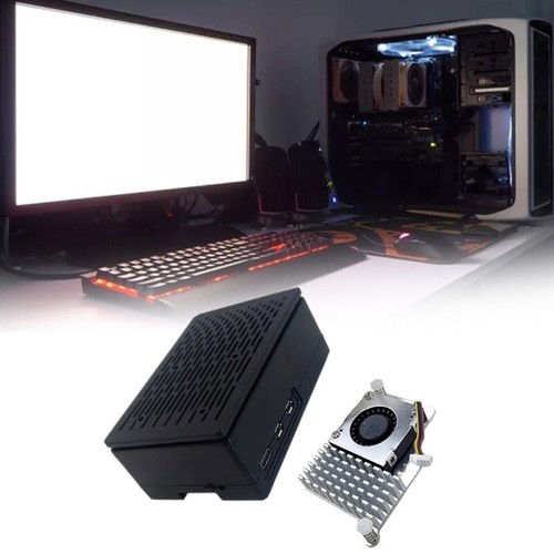 Durable ABS Case Cover for RPI5 with Efficient Heatsink Cooling Fan for Optional - Afbeelding 2 van 12