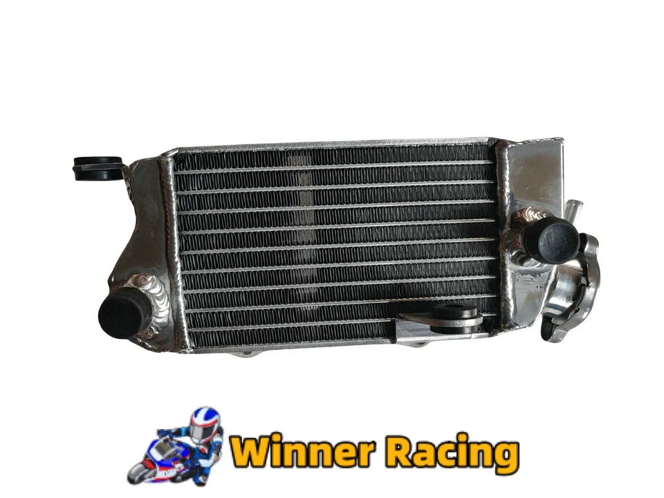 Radiador de aluminio y manguera de silicona para Kawasaki KX60 KX 60 1985-2003 Foto 3 de 4