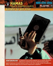 HAMAS - Harakat Al-Muqawama al-Islamiyya - Bojownik Dżihadu - Karta informacyjna