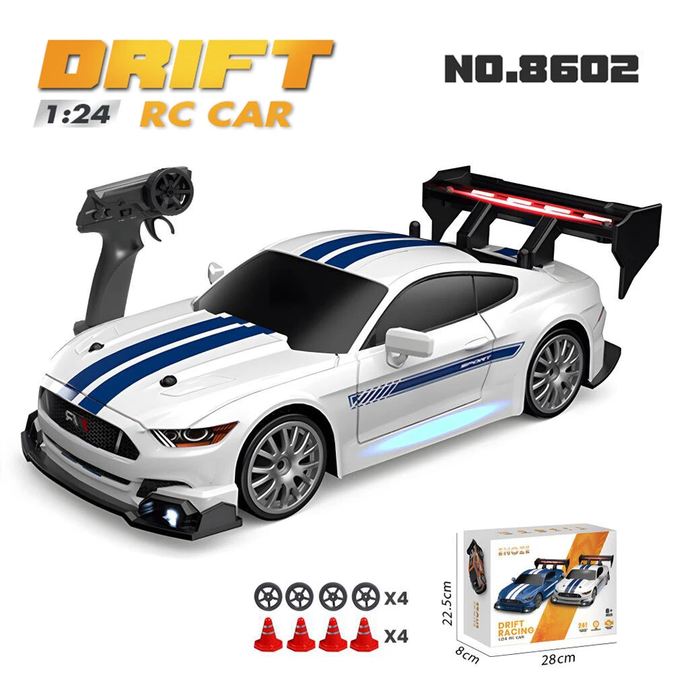9IMOD 1:24 RC Drift Car 4WD High Speed Racing Vehicle 2.4G Remote Control Car - Image 4 of 4