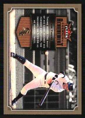 Jim Thome 2007 Fleer #CA-JT Baseball Card | eBay