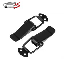 2pcs Universal Bumper Security Hook Lock Clips Hood Quick Release Fasteners Kit