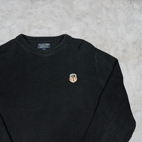 Ralph Lauren Black Knit Crewneck Sweater – Size Small 8 - Picture 3 of 8